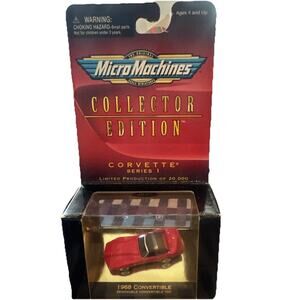 1998 Micro Machines 1968 Convertible, Collectors, Edition Series 1 Removable Top
